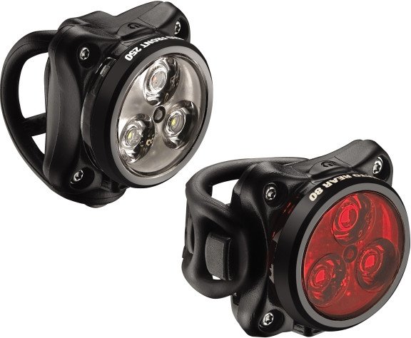 Lezyne zecto drive pair 250f/80r lm black/hi gloss