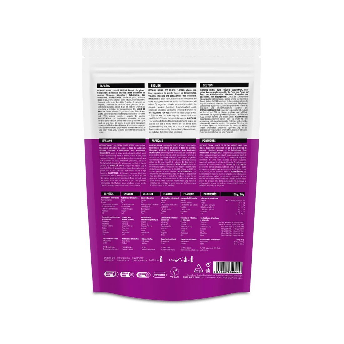 Isotonic Drink - Red Fruit - 1000G