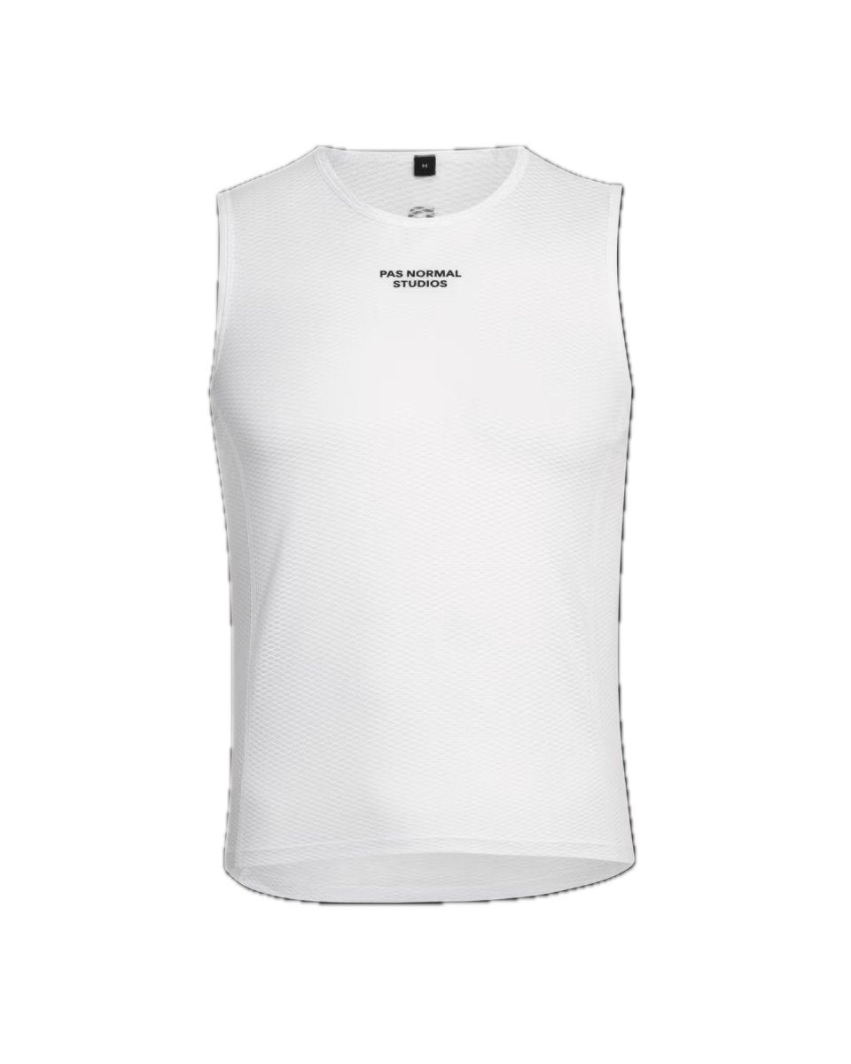 Men's Sleeveless Baselayer - White - L