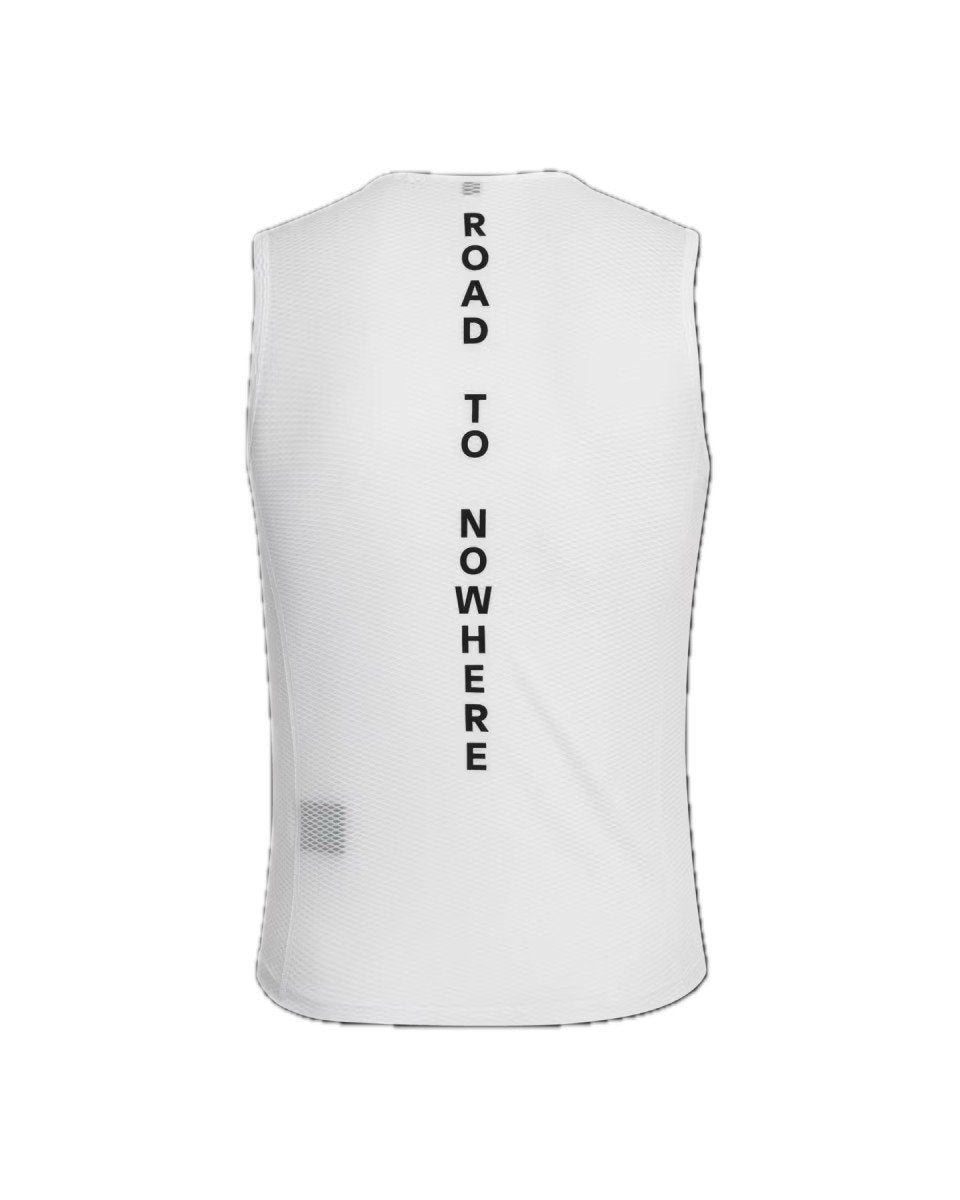 Men's Sleeveless Baselayer - White - L