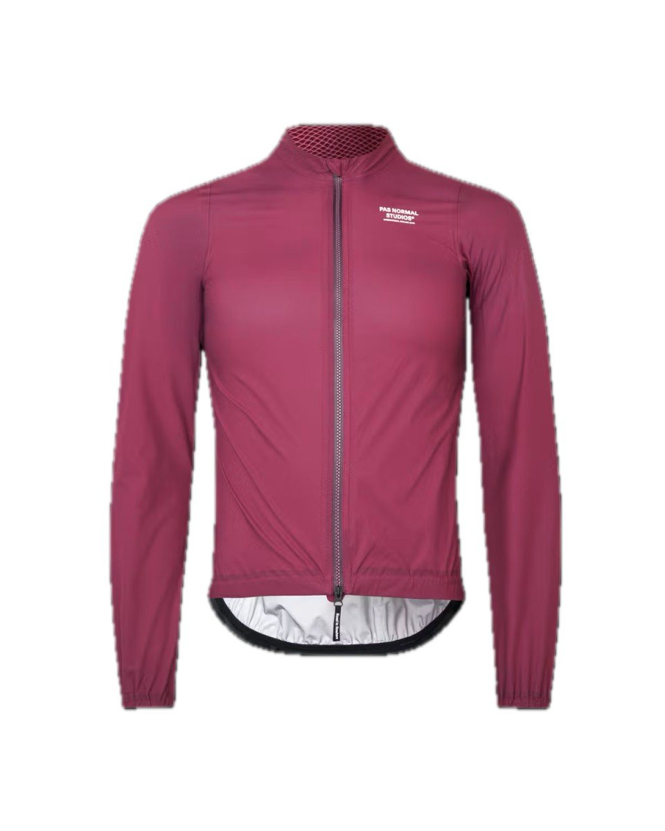 Men's Mechanism Pertex Rain Jacket - Plum - M