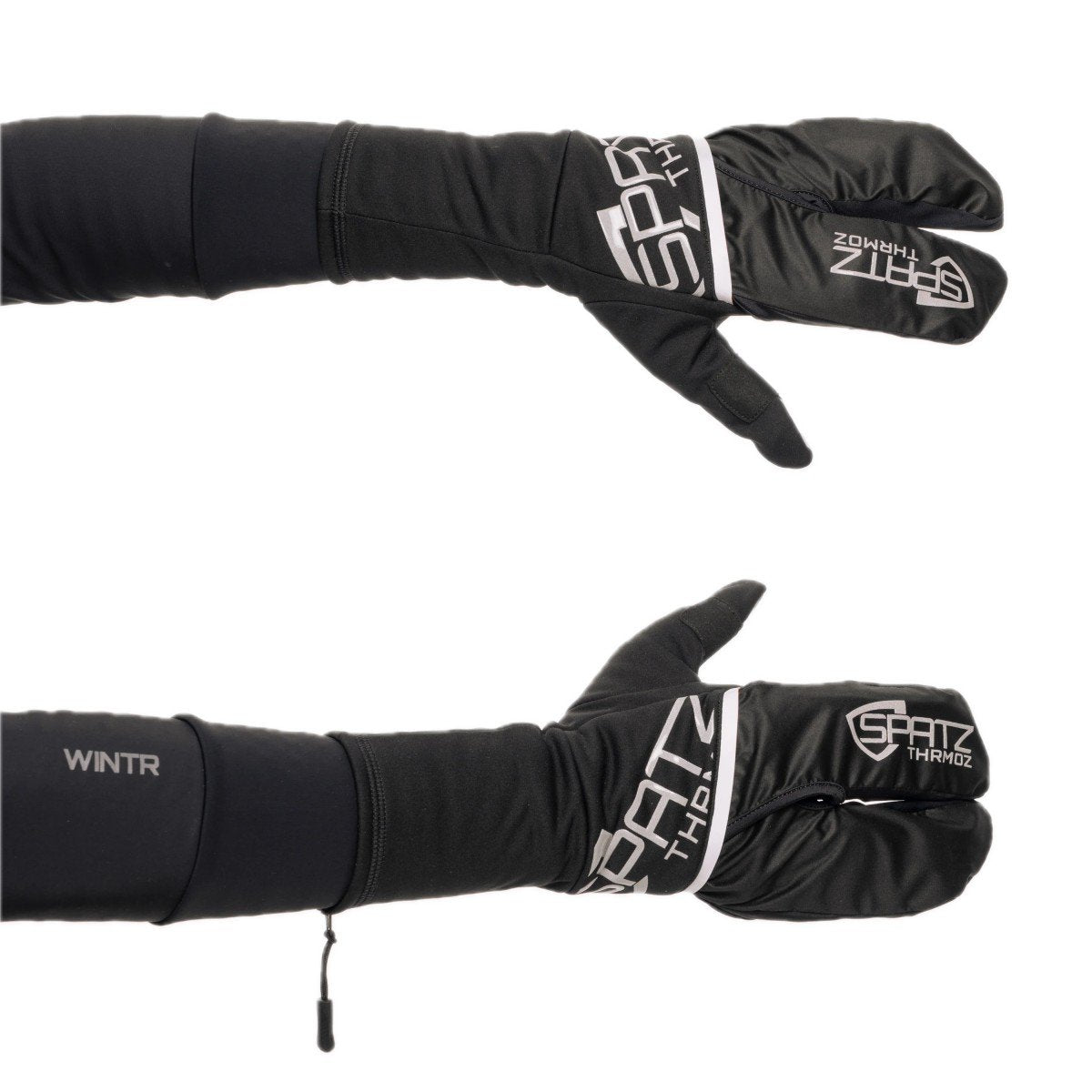THRMOZ2 Deep Winter Gloves with fold-out wind blocking shells - M