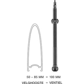 Ventiel sc tubeless 100mm sv set a 2