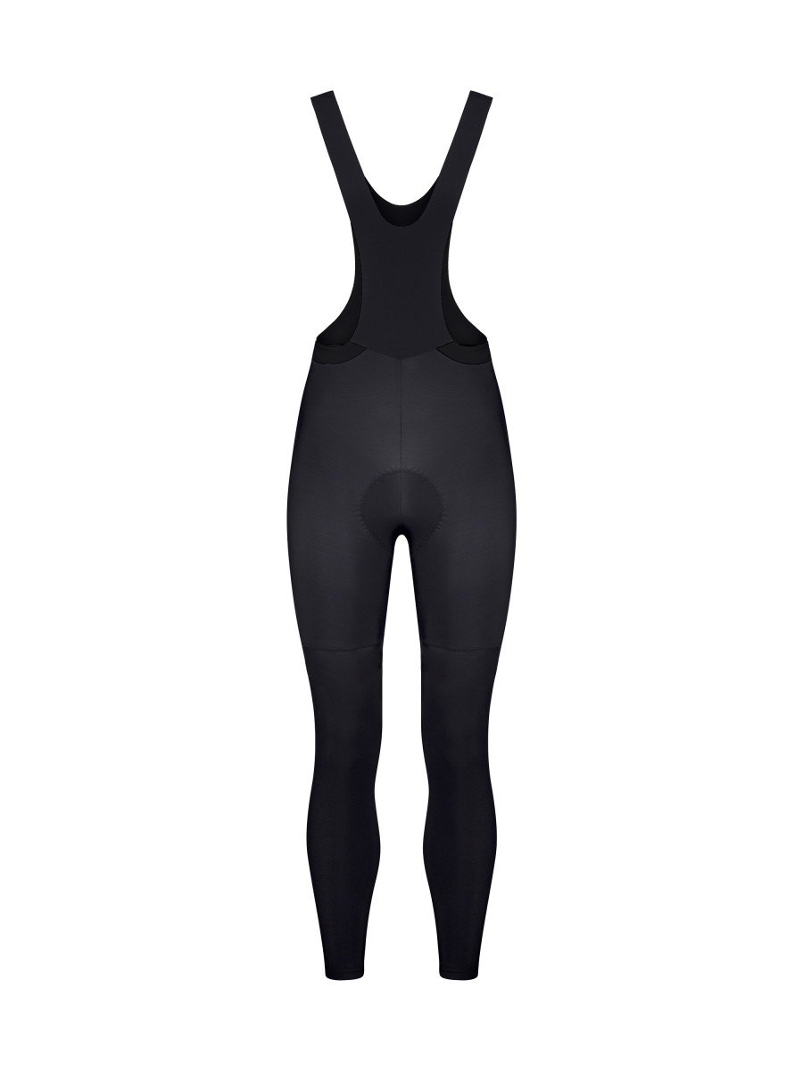 Women's Koma Long Bib - Black - L