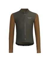 Men's Mechanism Thermal Long Sleeve Jersey - Dark Olive/Army Brown - L