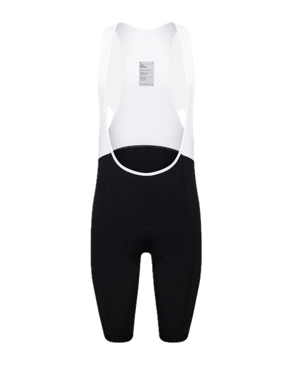 Debut Bib Shorts - Black & White - XXL