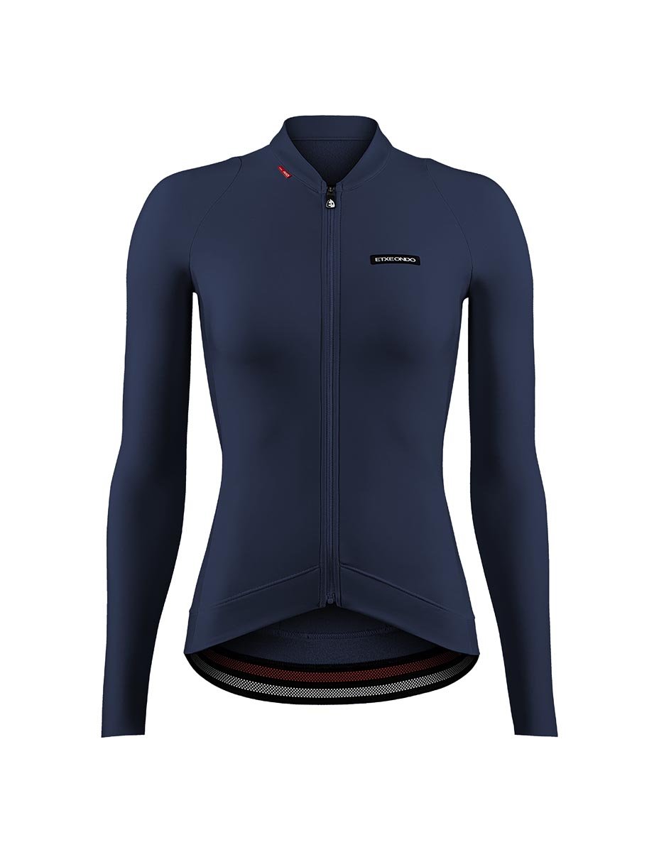 Women's Thermoshirt BI Long Sleeve Jersey - Navy Blue - L
