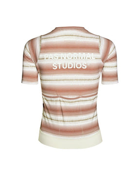 Women's Essential Jersey - Off White Stripes - S