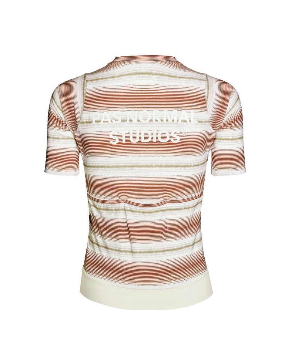 Women's Essential Jersey - Off White Stripes - L