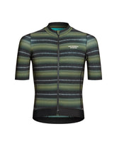 Essential Jersey - Light Olive Stripe - S