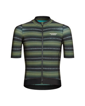 Essential Jersey - Light Olive Stripe - S