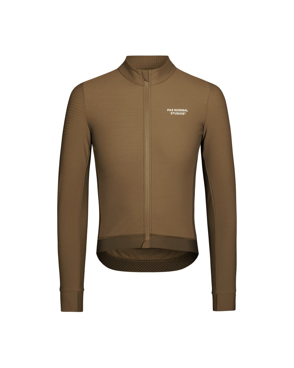 Men's Essential Long Sleeve Jersey - Ash Brown - M