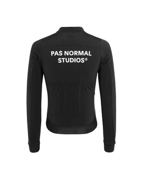 Men's Essential Long Sleeve Jersey - Black  - M