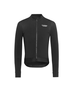 Men's Essential Long Sleeve Jersey - Black  - XL