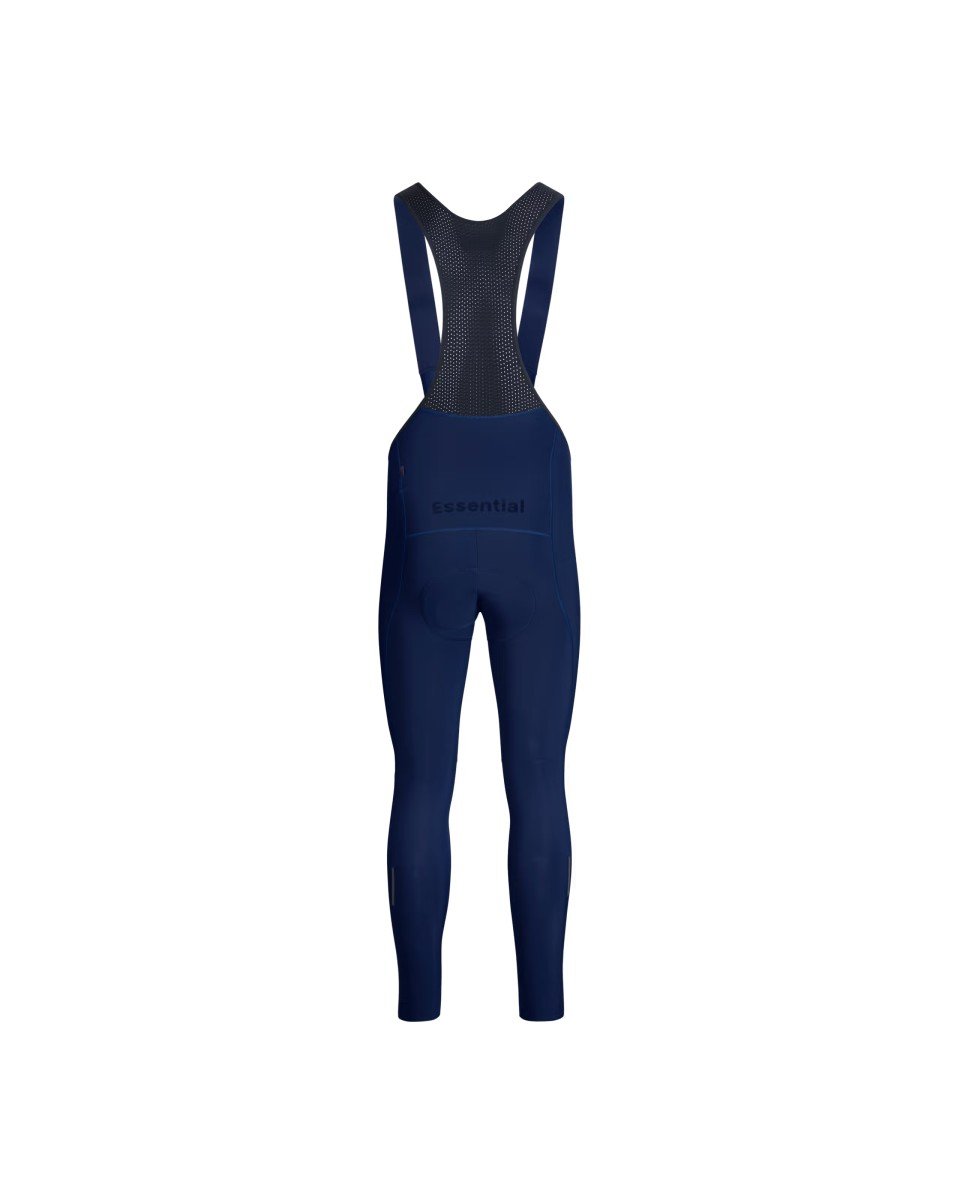 Essential Thermal Long Bibs - Navy - M