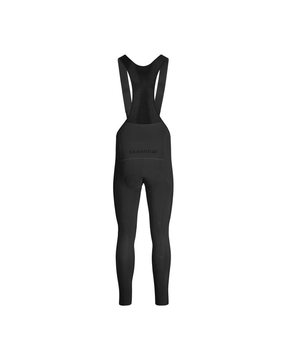 Essential Thermal Long Bib - Black - XL