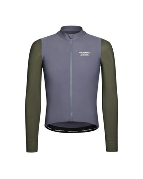 Mechanism Long Sleeve Jersey - Steel / Dark Olive - M