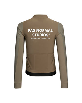 Men's Mechanism Thermal Long Sleeve Jersey - Earth/Dark Stone - S