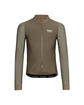 Men's Mechanism Thermal Long Sleeve Jersey - Earth/Dark Stone - S