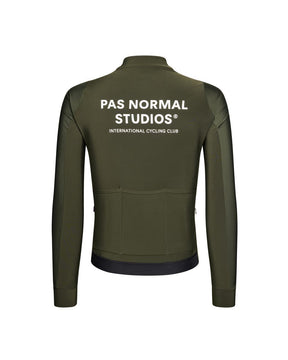 Men's Mechanism Thermal Long Sleeve Jersey - Dark Olive - M