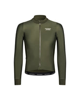 Men's Mechanism Thermal Long Sleeve Jersey - Dark Olive - M