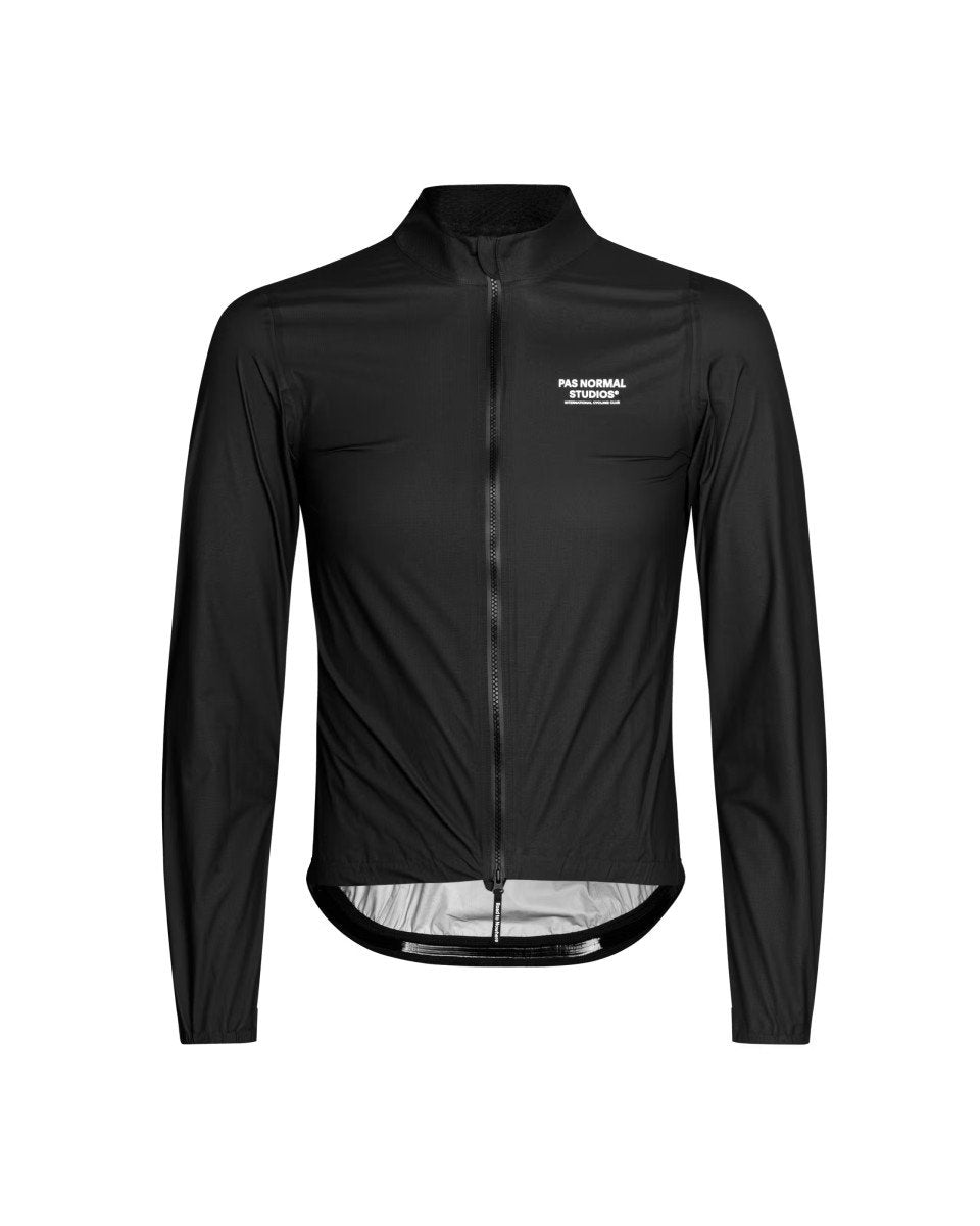 Men's Mechanism Pertex Rain Jacket - Black - S