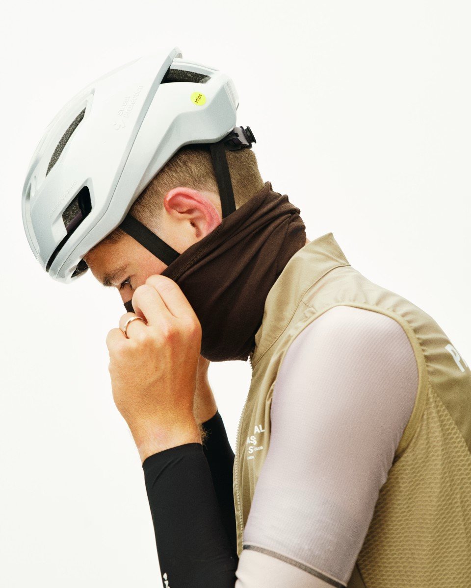 Logo Merino Necktube - Light Brown