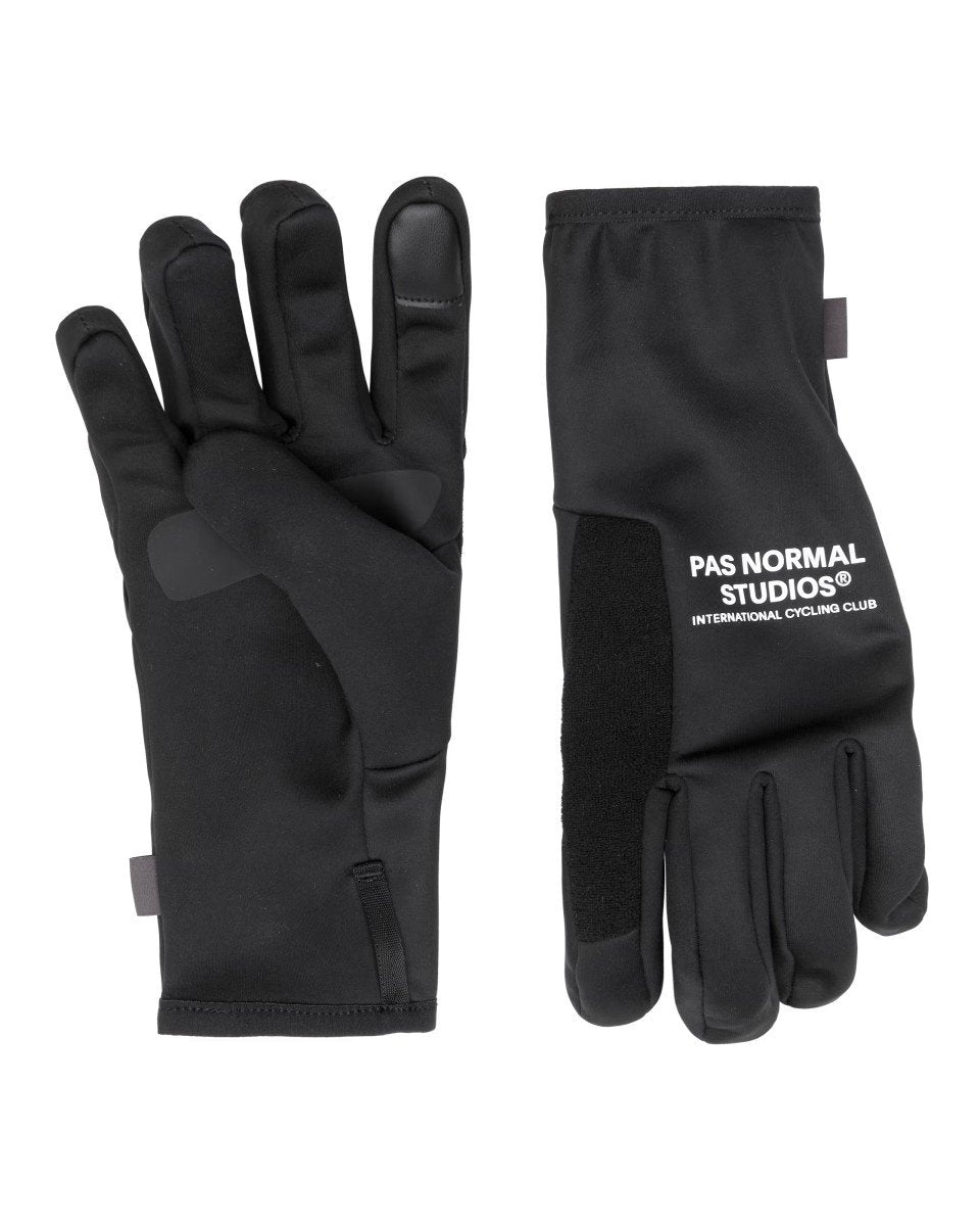 Logo Thermal Gloves - Black - S