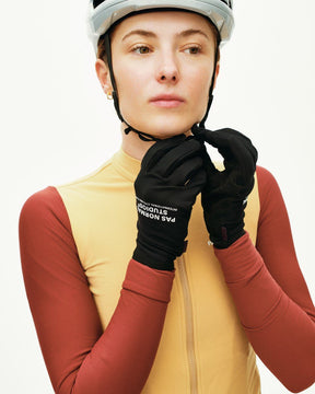 Logo Transition Gloves - Black - M