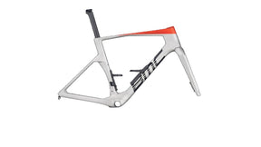 BMC Teammachine R 01 - FRS - V1 - Testfiets Arctic Silver / Neon Red 56cm 2025